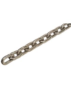 Kæde 6 mm - i rustfrit stål, pr. meter