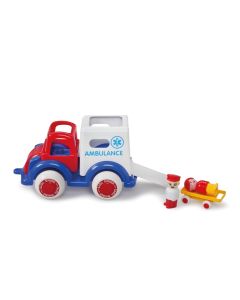 Ambulance, bil, Vikingtoys, plast, 28 cm