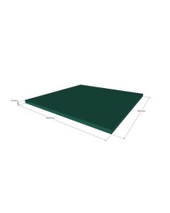 Tumlemadras 150 x 150 x 5 cm, grøn