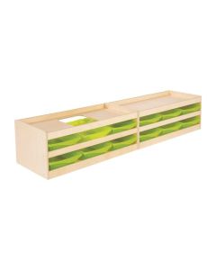 BABYUp Dobbelt Legebord m 12 skuffer