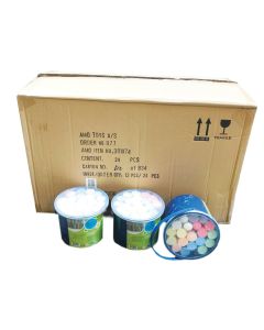 Gadekridt 480 stk (24 x 20 stk)