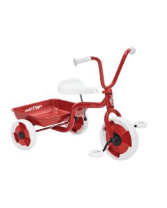 Tricykel med metal vippelad, Rød