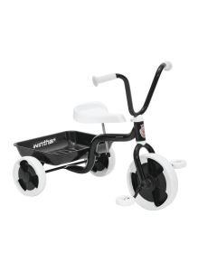 Tricykel med metal vippelad, Sort
