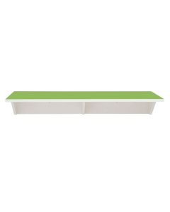 Væghylde med laminat 30 cm dyb per meter