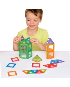 Polydron Magnetic Transparent - 64 dele
