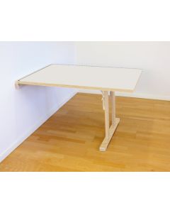 Klapbord 100x80 cm, laminat, klar