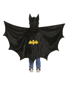 Udklædning, Batman kappe - Str. 5-6 år