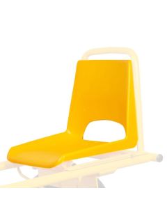 MoonCar: Plastsæde m. 4 skruer - 1 stk