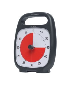 Time Timer PLUS m. håndtag Sort - 60 min