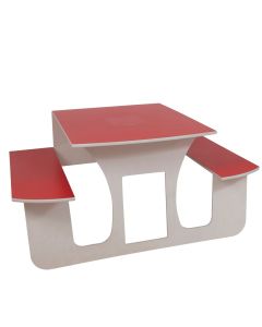 Klap/bænkebord m. opbevaringskasse