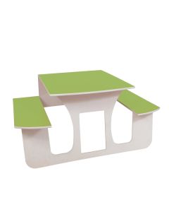 Klap/bænkebord m. opbevaringskasse