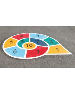 Opstregning - Snegl, hinkerude 1-10