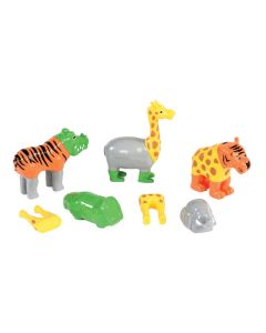 Magnetiske Mix & Match Jungledyr