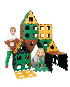 Polydron XL - Naturfarver- 36 dele