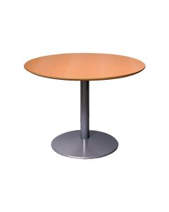 Cafebord Bøg med rund base i alu
