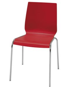 Spela skalstol med rød laminat