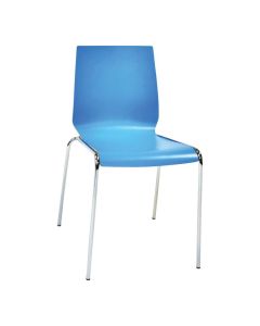 Spela skalstol med lys blå laminat