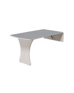 Klapbord Birk m. laminat 120 cm - lav