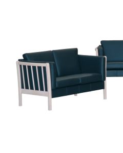 Ida Sofa 2-pers. Bøg (Læder)