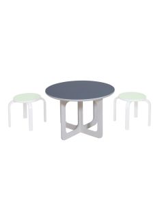 UNIK Legebord med laminat - Ø:75 cm.