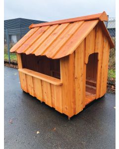 Legehus med butiksvindue - venstrevendt