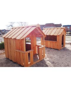Legehus m veranda og vindue - Vuggestue