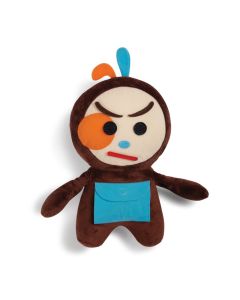 Tøjdyr, Bamse m følelser, Emoji -30cm