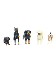 Hunde, 5 stk ass racer, soft
