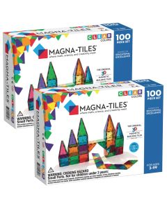 Magna-Tiles - 200 stk. Transparent