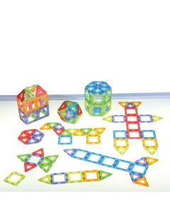 Polydron Magnetic Transparent - 128 dele