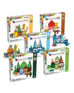 Magna-Tiles - 125 stk. Magneter og dyr