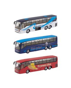 Biler, City Coach Bus16 cm, 3 stk. ass..