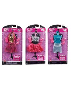 Dukketøj til Barbie og Judith - 3 sæt