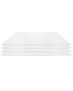 LEGO Byggeplader Hvid -4 stk -25 x 25 cm