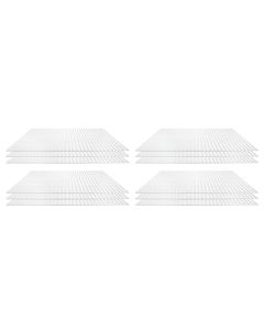 LEGO Byggeplader Hvid -12 stk -25 x 25cm