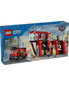 LEGO City - Brandstation med brandbil