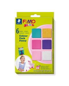 FIMO Kids modellervoks, Sampak 6 stk.