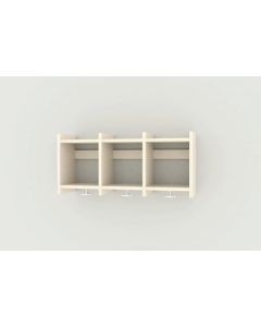 Væggarderobe 3 sekt.