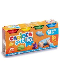 CARIOCA Baby modellervoks 8x75gr. ass.