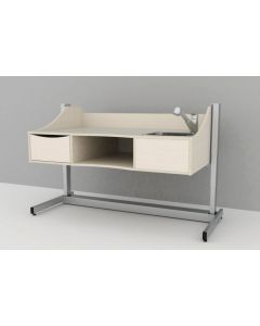 Puslebord med el 160x85 cm m/vask