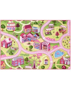 Legetæppe - Pink tivoli - 95 x 133 cm