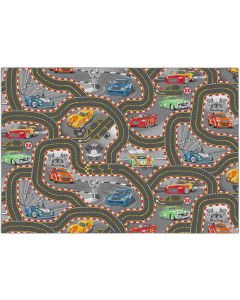 Legetæppe - Racer bane - 140 x 200 cm