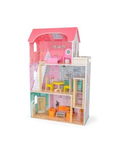 Dukkehus i træ - Til store dukker