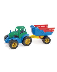 Dantoy Recycled Traktor m. anhænger