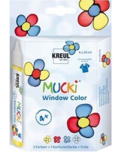 KREUL Mucki vinduesmaling 4 stk.