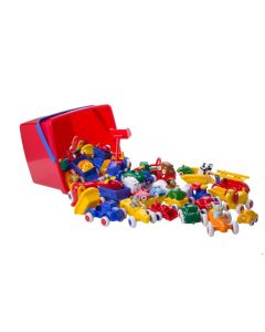 Vikingtoys spand m. 30 køretøjer