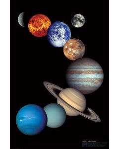 Plakat NASA - Solsystem