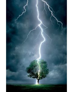 Plakat Lynnedslag - 60 x 90 cm.