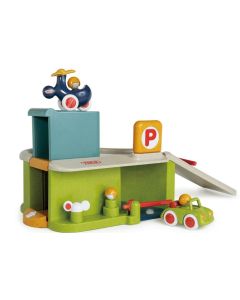 TOLO Garage m. bil og helikopter - Bio