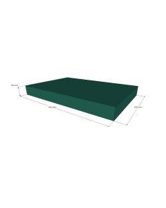 Tumlemadras 100 x 150 x 15 cm, grøn